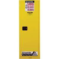 Armoire de s&eacute;curit&eacute; pour produits inflammables EX Slimline Sure-Grip , 22 gal., 1 Porte(s), 23,25" La x 65" h x 18" p Rideout Tool & Machine Inc.
