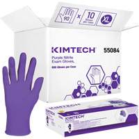 Gants d'examen Kimtech, T-Grand, Nitrile, 6 mils, Sans poudre, Mauve, Classe 2 Rideout Tool & Machine Inc.