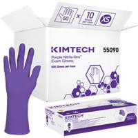 Kimtech Examination Gloves, X-Small, Nitrile, 6-mil, Powder-Free, Purple, Class 2 Rideout Tool & Machine Inc.