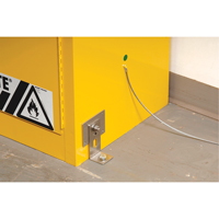 Seismic Bracket for Sure-Grip&reg; Ex Flammable Storage Cabinet Rideout Tool & Machine Inc.