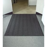Waterhog&reg; Eco Elite Matting, Wiper/Scraper, 6' x 6' x 3/8", Grey Ash Rideout Tool & Machine Inc.