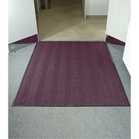 Waterhog&reg; Eco Elite Matting, Wiper/Scraper, 4' x 6' x 3/8", Maroon Rideout Tool & Machine Inc.