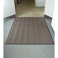 Waterhog&reg; Eco Elite Matting, Wiper/Scraper, 4' x 6' x 3/8", Chestnut Brown Rideout Tool & Machine Inc.