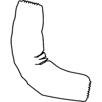 Sleeves, 18" long, Tyvek&reg; 400, White Rideout Tool & Machine Inc.