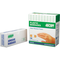 Bandages, Rectangulaire/carr&eacute;e, 3", Plastique, St&eacute;rile Rideout Tool & Machine Inc.