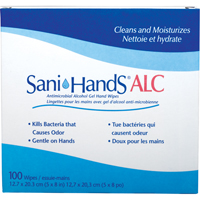 Sani-Hands&reg; ALC Antimicrobial Hand Wipes, Packet Rideout Tool & Machine Inc.