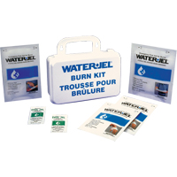 Trousses d'urgence pour brûlures Water Jel, Boîte en plastique de 10 unit&eacute;s, Classe 2 Rideout Tool & Machine Inc.