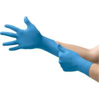 Disposable Gloves, Small, Nitrile, 5-mil, Powdered, Blue Rideout Tool & Machine Inc.