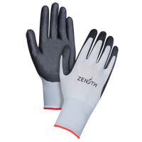 Lightweight Breathable Coated Gloves, 7/Small, Foam Nitrile Coating, 13 Gauge, Polyester Shell SBA612 | Rideout Tool & Machine Inc.