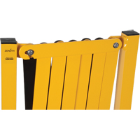 Expandable Barrier, 37" H x 11' L, Black/Yellow Rideout Tool & Machine Inc.