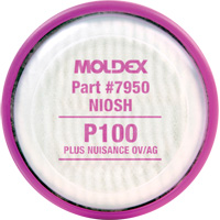 Disque filtre contre les particules, Filtre contre les particules/Filtre contre les particules avec suppresion de vapeurs nuisibles, Filtre N95/Vapeurs organiques/Gaz acides/P100/Filtre P100/Filtre R95 Rideout Tool & Machine Inc.