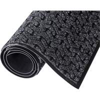Tire-Track Entrance Mat, Wiper/Scraper, 4' x 6' x 3/8", Charcoal Rideout Tool & Machine Inc.