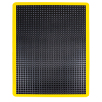 Tapis antifatigue en d&ocirc;me, &agrave; bulles, 2' x 3' x 1/2", Noir, Caoutchouc Rideout Tool & Machine Inc.