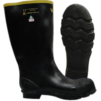 Handyman Boots, Natural Rubber, Steel Toe, Puncture Resistant Sole, Size 8 SDL893 | Rideout Tool & Machine Inc.