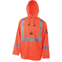 Alberta Stretch Rain Jacket, Medium, Orange SDL912 | Rideout Tool & Machine Inc.