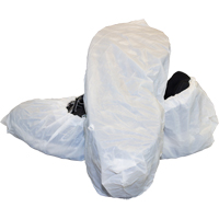 Cast "CPE" Embossed Shoe Covers, Large, Polyethylene, White Rideout Tool & Machine Inc.