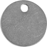 Blank Tags, Stainless Steel, 1.5" dia SDN069 | Rideout Tool & Machine Inc.