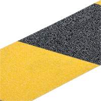 Premium Anti-Skid Tape, 2" x 60', Black & Yellow Rideout Tool & Machine Inc.