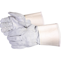 Gants r&eacute;sistant &agrave; la coupure de qualit&eacute; sup&eacute;rieure pour ajusteur Endura , Moyen, Paume en Cuir de vache refendu Rideout Tool & Machine Inc.