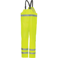 Narvik Rainwear - Bib pants, Polyester, Small, High Visibility Lime-Yellow Rideout Tool & Machine Inc.