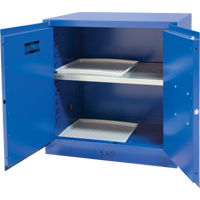 Corrosive Liquids Cabinet, 22 gal., 35" x 35" x 22" SDN653 | Rideout Tool & Machine Inc.