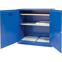 Corrosive Liquids Cabinet, 30 gal., 43" x 44" x 18" SDN654 | Rideout Tool & Machine Inc.
