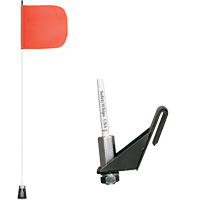 Safety Whip&reg; Light-Duty Whips, Window Mount, 5' High, Orange Rideout Tool & Machine Inc.