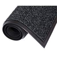 Astro-Plus Mat, Polyethylene, Scraper Type, Textured Pattern, 3-3/10' x 4', Charcoal Rideout Tool & Machine Inc.