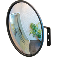 Convex Mirror with Bracket, Indoor/Outdoor, 12" Diameter Rideout Tool & Machine Inc.