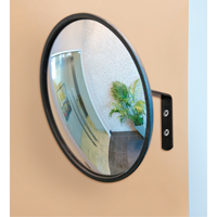 Convex Mirror with Bracket, Indoor/Outdoor, 12" Diameter Rideout Tool & Machine Inc.