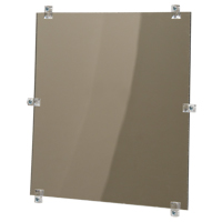 Flat Mirror, 18" H x 30" W, Framed SGT378 | Rideout Tool & Machine Inc.