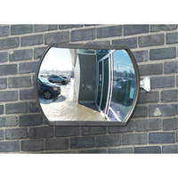 Roundtangular Convex Mirror with Telescopic Arm, 12" H x 18" W, Indoor/Outdoor Rideout Tool & Machine Inc.