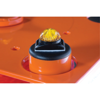 Lights for Portable Safety Zone Barrier Rideout Tool & Machine Inc.