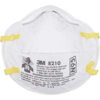 8210 Particulate Respirators, N95, NIOSH Certified Rideout Tool & Machine Inc.
