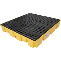 Poly-Slim-Line Spill Pallet without Drain, 66 US gal. Spill Capacity, 49" x 49" x 8.75" Rideout Tool & Machine Inc.