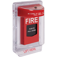 Fire Alarm Covers - Stopper<sup>®</sup> II Indoor Alarm Covers, Flush SE455 | Rideout Tool & Machine Inc.