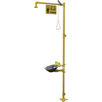 Halo Combination Emergency Shower & Eyewash Station Rideout Tool & Machine Inc.