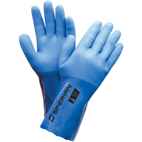 Triple Dip Gloves, Size X-Large/10, 12" L, PVC, Flock-Lined Inner Lining, 35-mil Rideout Tool & Machine Inc.