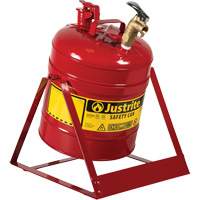 Laboratory Safety Cans, Type I, Steel, 5 US gal., Red, FM Approved SEC083 | Rideout Tool & Machine Inc.