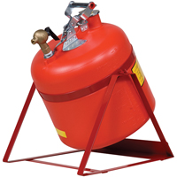 Laboratory Safety Cans, Type I, Steel, 5 US gal., Red, FM Approved SEC085 | Rideout Tool & Machine Inc.