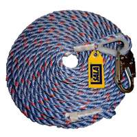 Rope Lifeline with Snap Hook, Polyester/Polypropylene SEC131 | Rideout Tool & Machine Inc.