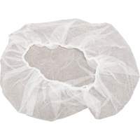 Non-Woven Bouffant Caps, Polypropylene, 18", White Rideout Tool & Machine Inc.