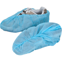 Shoe Covers, X-Large, Polypropylene, Blue Rideout Tool & Machine Inc.