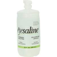 Bouteilles de solution saline pour douche oculaire, Bouteille Plein, 32 oz Rideout Tool & Machine Inc.