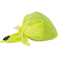 Chill-Its&reg; 6710CT Cooling Triangle Hats, High Visibility Lime-Yellow Rideout Tool & Machine Inc.