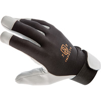 Anti-Vibration Air Glove&reg;, Size Medium, Pearl Leather Palm Rideout Tool & Machine Inc.