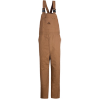 Flame-Resistant Duck Lined Bib Overalls, Medium, Brown Rideout Tool & Machine Inc.