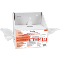 Disposable Lens Cleaning Station, Cardboard, 8" L x 4" D x 8" H SEE380 | Rideout Tool & Machine Inc.
