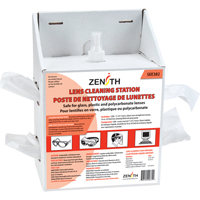 Disposable Lens Cleaning Station, Cardboard, 8" L x 5" D x 12-1/2" H SEE382 | Rideout Tool & Machine Inc.