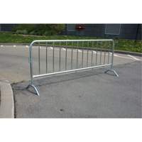 Barri&egrave;re portative, Emboîtables, 102" lo x 40" h, Argent Rideout Tool & Machine Inc.